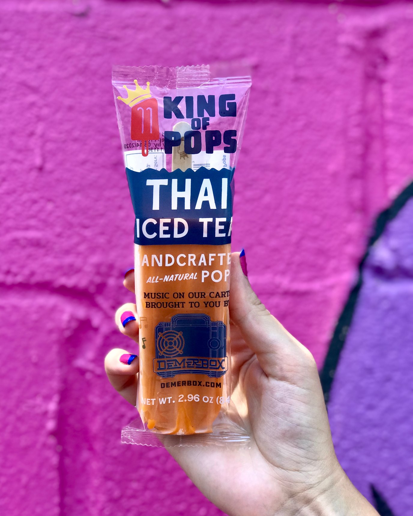Thai Iced Tea Pop